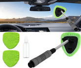 🔥Microfiber Car Windshield Cleaning Tool with Extendable Handle